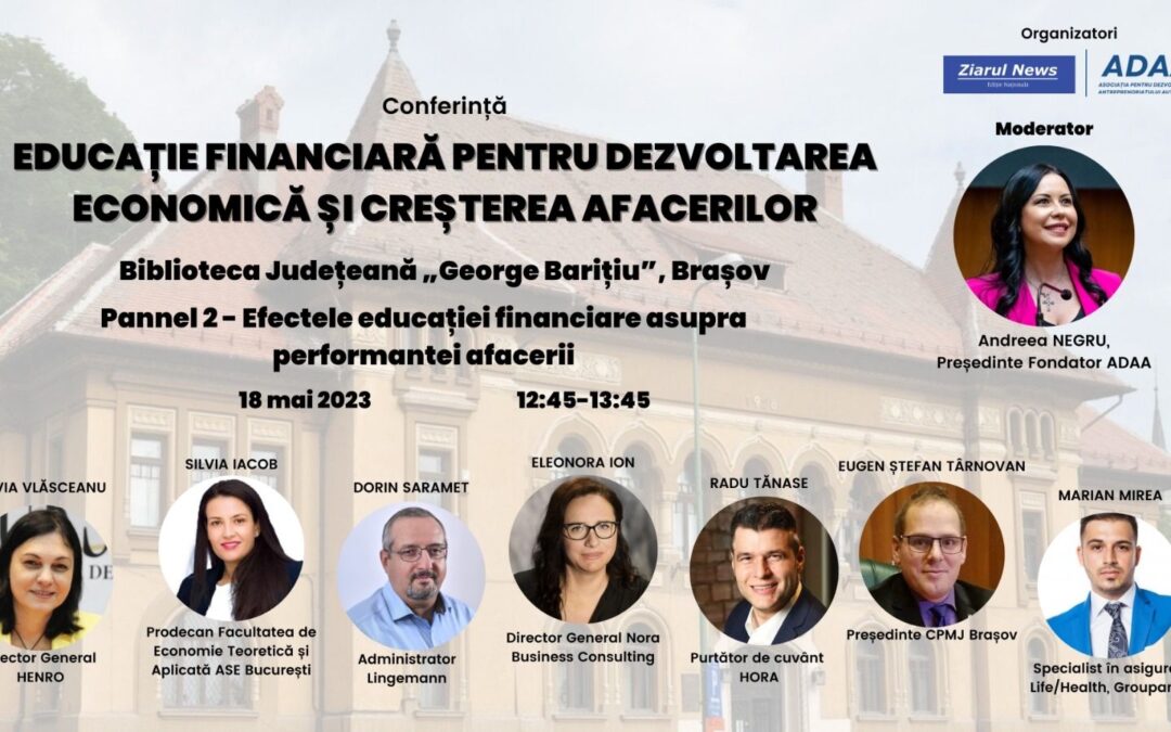 Educație financiară pentru dezvoltarea economică și creșterea afacerilor