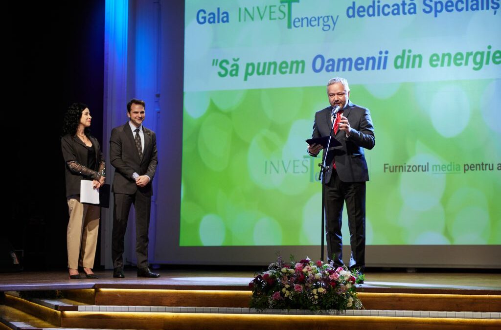 VIDEO Gala InvesTenergy dedicată Specialiștilor. Ministrul Energiei Sebastian Burduja l-a premiat și pus în lumină pe Cornel Zeveleanu  | InvesTenergy