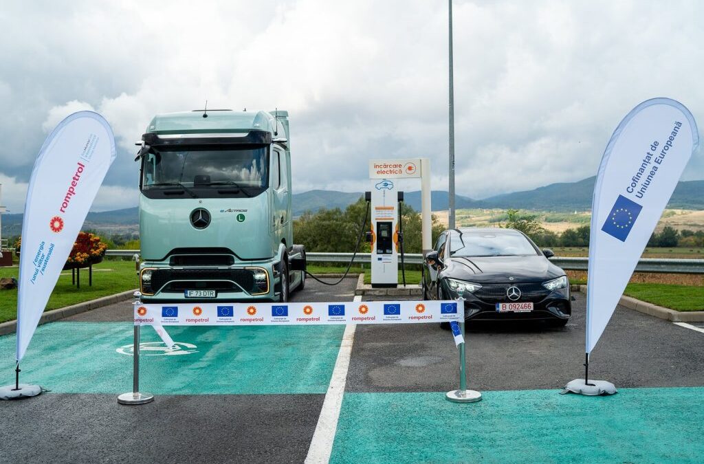 Rompetrol va instala stații de încărcare electrică pentru vehicule ușoare și grele în 26 de noi locații | InvesTenergy