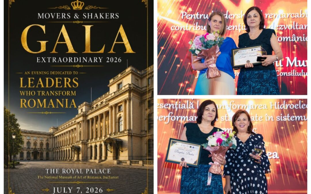 Reprezentanții unor companii membre HENRO distinși în cadrul Galei Extraordinare “Movers & Shakers” 2026