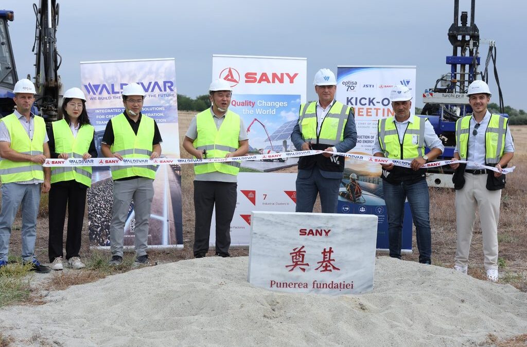 WALDEVAR și SANY demarează un proiect de 95 MWp solar și 220 MWh de stocare în Dolj | InvesTenergy